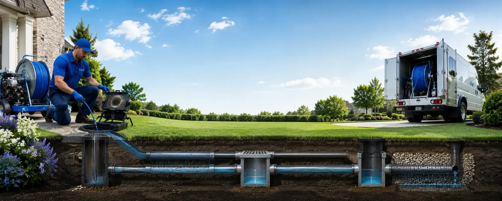 Outdoor drain cleaning information for Carroll, OH
